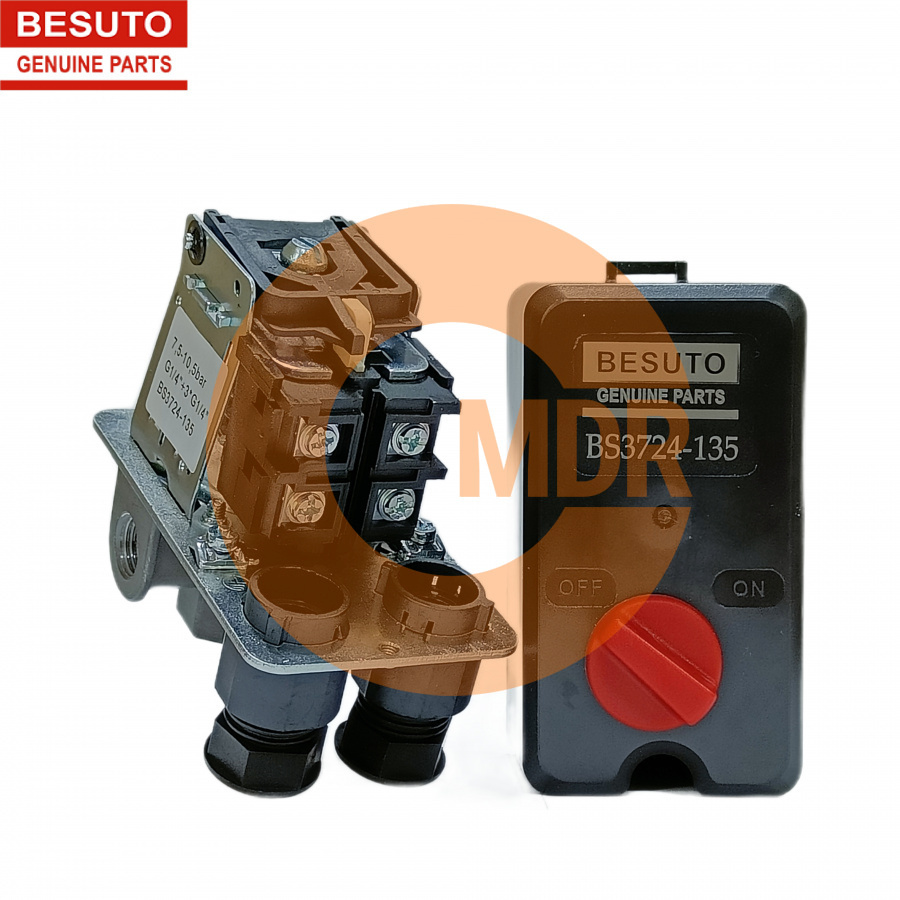 Реле давления для компрессора BESUTO BS3724-135 220В 7,5-10,5 bar (аналог CONDOR MDR 2/11 GEA 1/4") (фото 2)