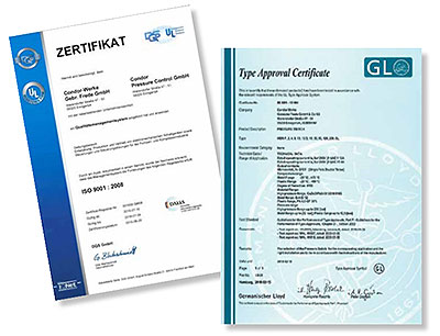 Сертификаты Condor Werke